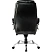 превью Кресло для руководителя Комус Мебель (Easy Chair) 535 чёрное (экокожа, металл хромированный)
