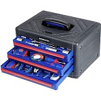 Набор инструментов 125пред(метр. и дюйм. ) в кейсе с 3 ящиками, WP209028