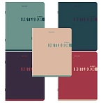 Тетрадь А5, 48 л., BRAUBERG, скоба, клетка, SoftTouch, «NoteColor», (микс в спайке)