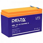 Аккумуляторная батарея для ИБП любых торговых марок, 12 В, 9 Ач, 151×65х94 мм, DELTA, HRL 12-9 (12-34W) X