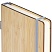 превью Ежедневник недатированный А5 145×213мм BRAUBERG «Bamboo», резинка, держатель, 160л, коричневый