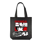 Сумка для покупок шоппер Black Manga Anime 34×36 см, 16-004-02/34