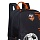 Рюкзак Grizzly, 29×38×16см, 2 отделения, 2 кармана, жесткая спинка, черный-оранжевый