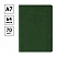 превью Телефонная книга А7, 64л., кожзам, OfficeSpace «Winner» зеленый, с вырубкой