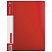 превью Папка с металлическим скоросшивателем и внутренним карманом BRAUBERG «Contract», красная, до 100 л., 0.7 мм