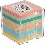 Блок для записей Attache 90×90×90 мм цветной в боксе (плотность 60 г/кв. м)