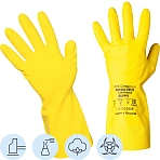 Перчатки защитные латекс Lakeland Natrasol ER18F цв. желтый р.8