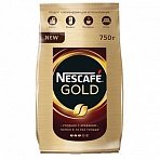 Кофе растворимый Nescafe Gold сублимированный 750г пакет