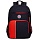 Рюкзак школьный GRIZZLY RB-355-2/1 черный - красный