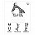 превью Тетрадь 24 л., HATBER, клетка, обложка картон, «Animals Yoga» (5 видов), 24Т5В1
