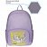 превью Рюкзак Berlingo Light «Angel lilac» 39.5×28×16см, 2 отделения, 3 кармана, уплотненная спинка
