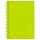 Тетрадь 48л., А5, клетка на пластиковом гребне, BG «Neon. Yellow», пластиковая обложка