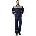 превью Костюм рабочий летний мужской л20-КБР с СОП синий/серый (размер 88-92 (44-46), рост 158-164)