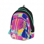 Рюкзак Berlingo Comfort «Abstract pink» 38×27×18см, 3 отделения, 3 кармана, эргономичная спинка