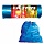 Мешки для мусора 120 л, с завязками, синие, в рулоне 10 шт., ПВД, 30 мкм, 70×110 см, КОНЦЕПЦИЯ БЫТА «Ultra»