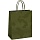 Пакет подарочный 26×32×12см MESHU «Green pattern», выборочный лак, матовая ламинация
