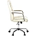 превью Кресло для руководителя Комус Мебель (Easy Chair) 509 бежевое (экокожа, металл хромированный)