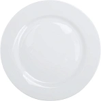 Тарелка Chan Wave Classic мелкая, фарфор, белый, D250мм, фк0131