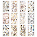 Наклейки бумажные 17.5×9.5 смассорти 12 видовFUNSTER (ФАНСТЕР)666676