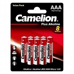 Батарейки Camelion Plus AAA (8 штук в упаковке)