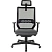 превью Кресло для руководителя Easy Chair 663 TC-H чёрное (сетка/ткань, пластик)