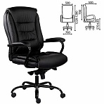 Кресло офисное «Ровер» CH-708усиленноеНАГРУЗКА до 150 кгэкокожачерное