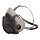 Маска полнолицевая Jeta Safety 5950, силикон, ударопрочный поликарбонат, защитная пленка, без фильтров, размер М