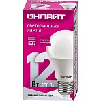Лампа светодиодная ОНЛАЙТ OLL-A60-12-230-6.5K-E27 12Вт Е27 6500К 61141