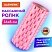 превью Ролик массажный для йоги и фитнеса 26×8 см, EVA, розовый, с выступами, DASWERK