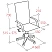 превью Кресло для руководителя Комус Мебель (Easy Chair) 516 чёрное (экокожа, металл хромированный)