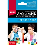 Набор для творчества Lori Химические опыты Цветная лава красная