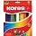 Карандаши цветные Kores трехгранные 12 цветов (с кистью и точилкой)