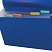 превью Папка на резинках BRAUBERG "Business", А4, 6 отделений, пластиковый индекс, синяя, 0,5 мм