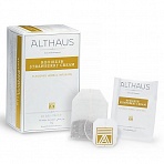 Чай Althaus Rooibush Strawberry Cream Deli травяной 20 пакетиков