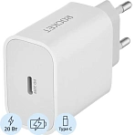 Зарядное устройство сетевое Rocket Space 20W, USB-C,белый(RWC503WH20SP-C)