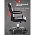 превью Кресло для руководителя Комус Мебель (Easy Chair) 509 чёрное (экокожа, металл хромированный)