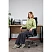 превью Кресло для руководителя Комус Мебель (Easy Chair) 580 чёрное (экокожа, металл хромированный)