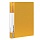 Папка 40 вкладышей BRAUBERG 'Contract', желтая, вкладыши-антиблик, 0,7 мм, бизнес-класс