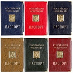 Обложка для паспорта OfficeSpace ПВХ, шильд, ассорти, тиснение золото «Герб»