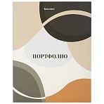 Папка-портфолио универсальная, 4 кольца, 20 файлов, 7БЦ матовая, BRAUBERG «Abstraction»