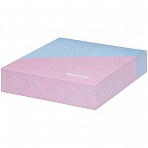 Блок для записи декоративный на склейке Berlingo «Haze» 8.5×8.5×2, розовый/голубой, 200л. 
