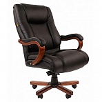 Кресло руководителя Chairman 503 WD, кожа черная, механизм качания, до 180кг