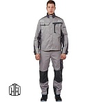 Куртка летняя муж. л33-КУ серая (р.64-66) 170-176 (серия л)