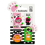 Закладки магнитные для книг, 4шт., MESHU «Sweet paws», матовая ламинация