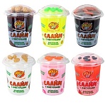 Слайм с фигурками, вкусняшки, 200 г, АССОРТИ 6 видов, JOLLY JOT (ДЖОЛЛИ ДЖОТ)