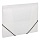 Папка на резинках BRAUBERG «Office», белая, до 300 листов, 500 мкм