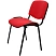 превью Стул офисный Easy Chair Изо/Iso красный (ткань, металл) (550721)