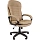 Кресло для руководителя Easy Chair 565 TPU бежевое (экокожа, металл хромированный)