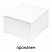 превью Блок для записей STAFF проклеенный, куб 9×9×5 см, белый, белизна 90-92%