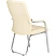 превью Конференц-кресло Easy Chair 807 VPU бежевое (экокожа, металл хромированный)